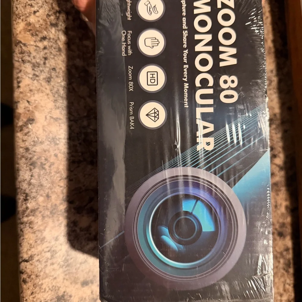 Zoom 80 Monocular with Blue Accents